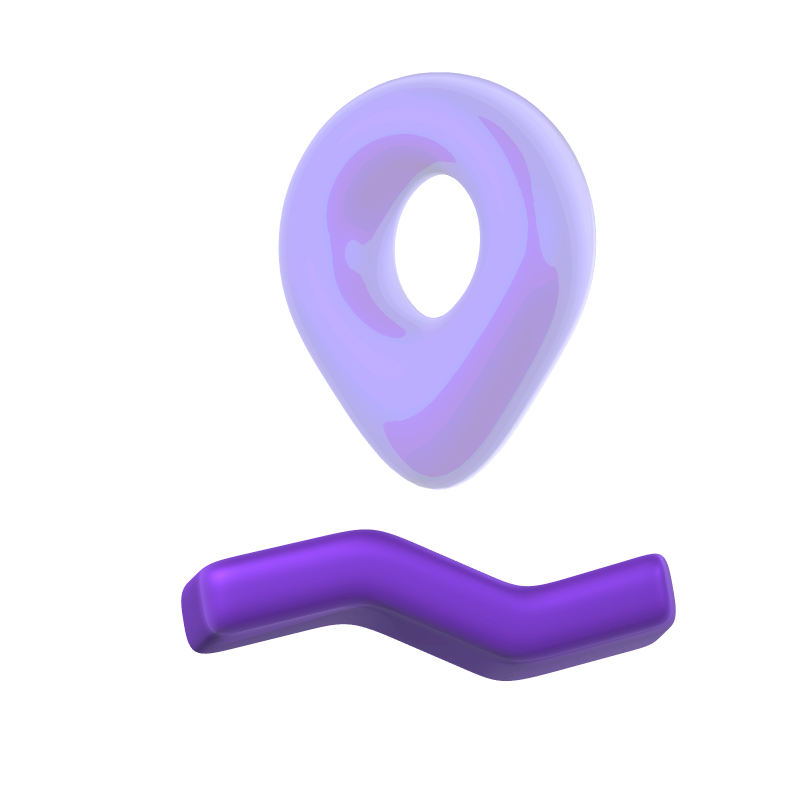 Location Animated 3D Icon